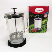 Френч-пресс с двойными стенками Con Brio CB-6460 600 мл, Френч-пресс для крепкого кофе китайский заварник. Изображение №3