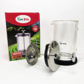 Френч-пресс с двойными стенками Con Brio CB-6460 600 мл, Френч-пресс для крепкого кофе китайский заварник. Изображение №7