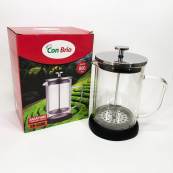 Френч-пресс с двойными стенками Con Brio CB-6480 800 мл, Заварник для чая с прессом многоразовый. Изображение №8