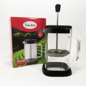 Френч-прес Con Brio 600 мл CB-6660B, Френч-прес для міцної кави, Багаторазовий френч-прес. Зображення №4