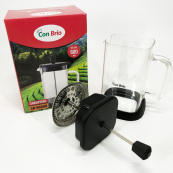 Френч-прес Con Brio 600 мл CB-6660B, Френч-прес для міцної кави, Багаторазовий френч-прес. Зображення №9