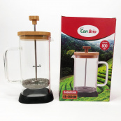 Френч-прес Con Brio CB-6680W 800 мл, Френч-прес з ручкою, Френч-прес для кави, Френч-прес для чаю. Зображення №2