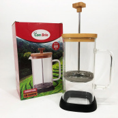 Френч-прес Con Brio CB-6680W 800 мл, Френч-прес з ручкою, Френч-прес для кави, Френч-прес для чаю. Зображення №3