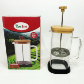 Френч-прес Con Brio CB-6680W 800 мл, Френч-прес з ручкою, Френч-прес для кави, Френч-прес для чаю. Зображення №5