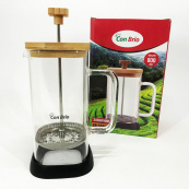 Френч-прес Con Brio CB-6680W 800 мл, Френч-прес з ручкою, Френч-прес для кави, Френч-прес для чаю. Зображення №8