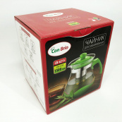 Чайник заварювальний Con Brio Green CB-6215 1,5 л, Чайник самовар скляний. Колір: зелений. Зображення №4