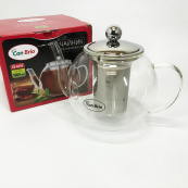 Заварочный чайник Con Brio 1 л CB-6310, Чайник самовар стеклянный, Эксклюзивные заварочные чайники. Изображение №4