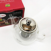 Заварочный чайник Con Brio 1 л CB-6310, Чайник самовар стеклянный, Эксклюзивные заварочные чайники. Изображение №6