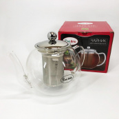 Заварочный чайник Con Brio 1 л CB-6310, Чайник самовар стеклянный, Эксклюзивные заварочные чайники. Изображение №10