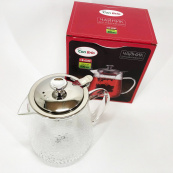 Чайник заварочный заварник для чая Con Brio CB-6380 800 мл, Стильный стеклянный заварочный чайник. Изображение №9