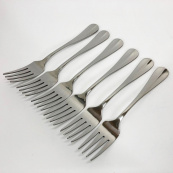 Набір десертних виделок Con Brio CB-3709 18 см 6 шт. Зображення №6