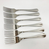 Набір десертних виделок Con Brio CB-3709 18 см 6 шт. Зображення №7