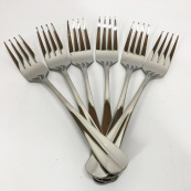 Набір десертних виделок Con Brio CB-3709 18 см 6 шт. Зображення №10