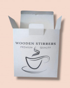 Мішалка дерев'яна 14 см 1000 шт. (477210). Зображення №4