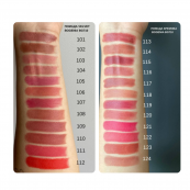 Помада для губ червоно-помаранчева Bogenia Velvet матова BG710 № 112 Bonfire Red. Зображення №3