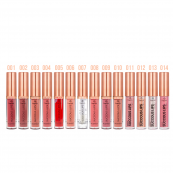 Помада для губ рідка Bogenia Angelic 3D Effect із вітаміном E BG711, 014 Flirty. Зображення №5