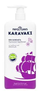 Гель для душа и пена для ванны Karavaki Мед и Фиалка 750 мл Гель для душа и пена для ванны Karavaki Мед и Фиалка 750 мл