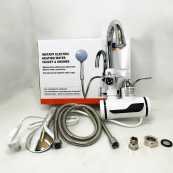 Електричний водонагрівач з душем DIGITAL Shower WF-013 міні бойлер, Проточний кран водонагрівач. Зображення №4