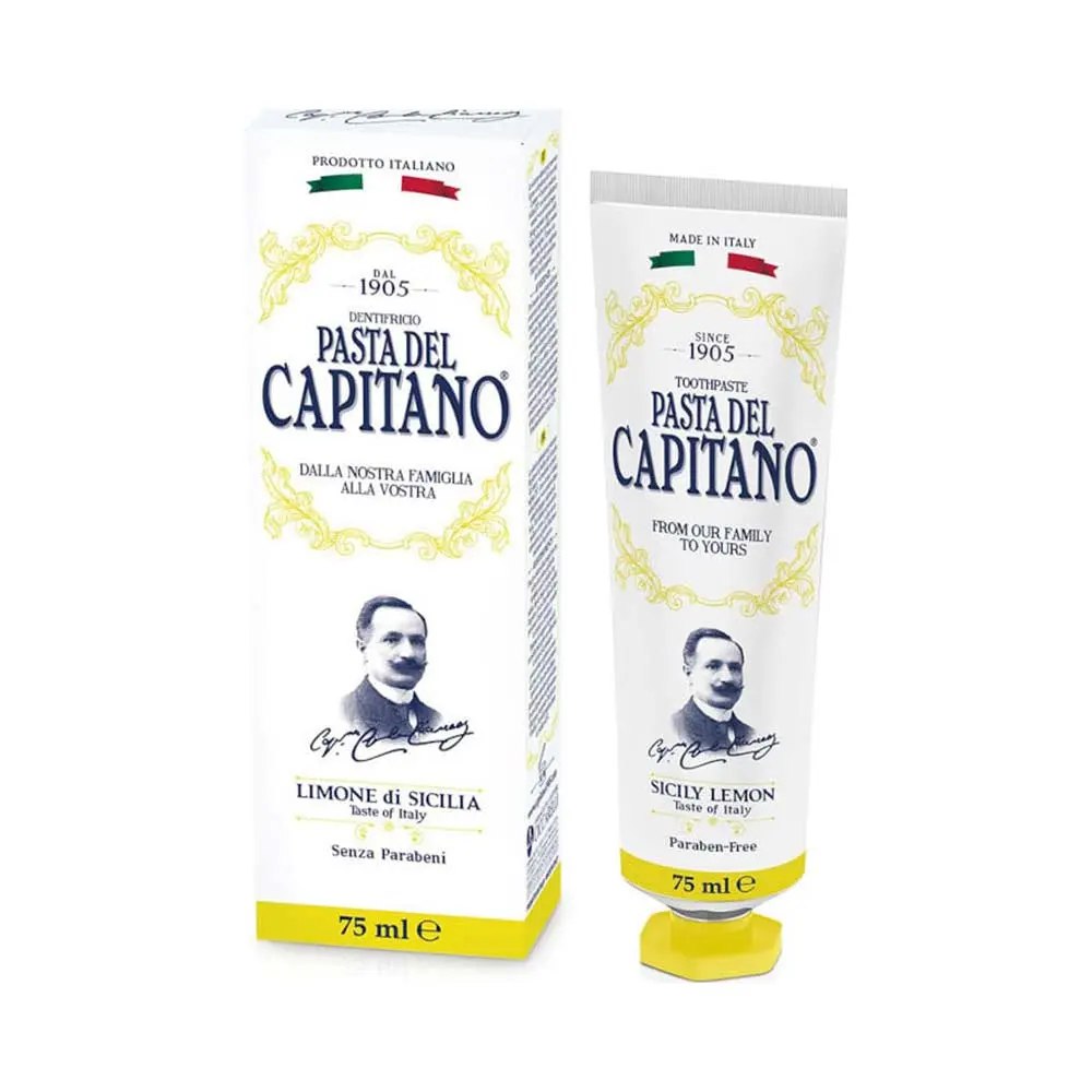 Зубна паста Pasta del Capitano 1905 Sicily Lemon 75 мл Зубна паста Pasta del Capitano 1905 Sicily Lemon 75 мл