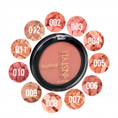 Рум'яна для обличчя TopFace InStyle Blush On РТ354 № 08. Зображення №5