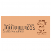 Помада для губ Neverti Let Lip Rejoice кремова стійка 006 Pink Coffee/Коричнево-вишнева (NP702). Изображение №7