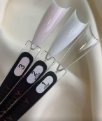 Гель для нарощування нігтів кольоровий YouPOSH Jelly Gelly 15 мл, 02 Білий. Зображення №4