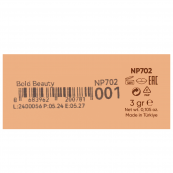 Помада для губ Neverti Let Lip Rejoice кремова стійка, 001 Bold Beauty/Нюдова (NP702). Зображення №8