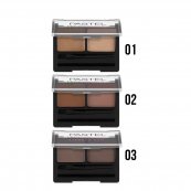 Набір для корекції брів тіні та віск Pastel Profession Eyebrow Duo, 02 MEDIUM. Изображение №3