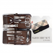 Набір для манікюру і педикюру maXmaR з 12 інструментів футлярі зі шкірзамінника МЅ-14. Изображение №5