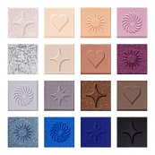 Тіні для повік на 16 кольорів Parisa Cosmetics Mystery E-716 № 5 Midnight. Зображення №4