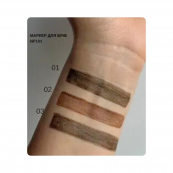 Маркер для брів Neverti 24H (NP101), 001 Світло-коричневий. Зображення №3