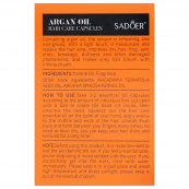 Капсули для пошкодженого волосся Sadoer Hair Care Oil вітамінні з аргановою олією SD74237, 30шт. Зображення №4