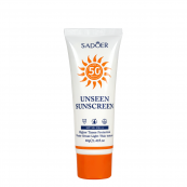 Сонцезахисний крем для обличчя та тіла Sadoer Unseen Sunscreen SPF50+ PA+++, 40 мл. Изображение №2