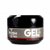 Гель для нарощування однофазний YouPosh ТМ UV Gel/LED 15мл № 14 Яскраво-рожевий. Зображення №4