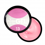 Гель для нарощування однофазний YouPosh ТМ UV Gel/LED 15мл № 13 Темно-рожевий. Зображення №2