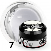 Гель для нарощування однофазний YouPosh ТМ UV Gel/LED 15мл № 07 Milk Молочний. Зображення №4