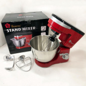 Міксер-тестоміс планетарний Domotec MS-1368 на 6 швидкостей 3 насадки чаша 4 л 1500 W. Зображення №13