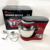 Міксер-тестоміс планетарний Domotec MS-1368 на 6 швидкостей 3 насадки чаша 4 л 1500 W. Зображення №15