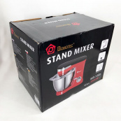 Міксер-тестоміс планетарний Domotec MS-1368 на 6 швидкостей 3 насадки чаша 4 л 1500 W. Зображення №17