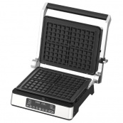 Гриль-барбекю електричний Magio MG-356, Настільний гриль для гамбургерів Притискна електробутербродниця. Зображення №4