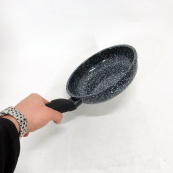 Сковорода з антипригарним покриттям Unique UN-5101 18 см граніт, Сковорода для приготування на плиті. Зображення №2