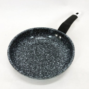 Сковорода UNIQUE UN-5102 20 см без кришки, світлий граніт. Антипригарна з бакелітовою ручкою. Зображення №3 Сковорода UNIQUE UN-5102 20 см без кришки, світлий граніт. Антипригарна з бакелітовою ручкою. Зображення №3