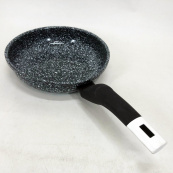 Сковорода UNIQUE UN-5102 20 см без кришки, світлий граніт. Антипригарна з бакелітовою ручкою. Зображення №6 Сковорода UNIQUE UN-5102 20 см без кришки, світлий граніт. Антипригарна з бакелітовою ручкою. Зображення №6