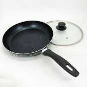 Сковорода з кришкою UNIQUE UN-5165 26 см і із зовнішнім та внутрішнім антипригарним покриттям. Зображення №3