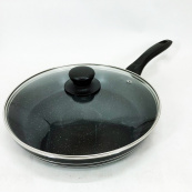 Сковорода з кришкою UNIQUE UN-5165 26 см і із зовнішнім та внутрішнім антипригарним покриттям. Зображення №4