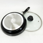 Сковорода з кришкою UNIQUE UN-5165 26 см і із зовнішнім та внутрішнім антипригарним покриттям. Зображення №6