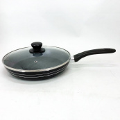 Сковорода з кришкою UNIQUE UN-5165 26 см і із зовнішнім та внутрішнім антипригарним покриттям. Зображення №7