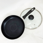 Сковорода з кришкою UNIQUE UN-5165 26 см і із зовнішнім та внутрішнім антипригарним покриттям. Зображення №8