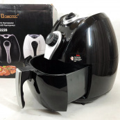 Аерофритниця Мультипіч Аерогриль Domotec MS-3220 1300 Вт 4,5 л Безмасляна з Таймером. Колір: чорний. Зображення №9