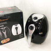 Аерофритниця Мультипіч Аерогриль Domotec MS-3220 1300 Вт 4,5 л Безмасляна з Таймером. Колір: чорний. Зображення №10